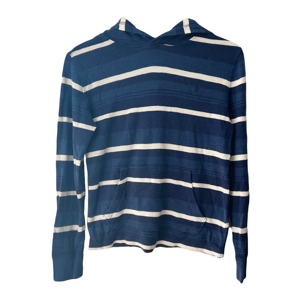 Polo Ralph Lauren Striped Hoodie Sweatshirt Sz L